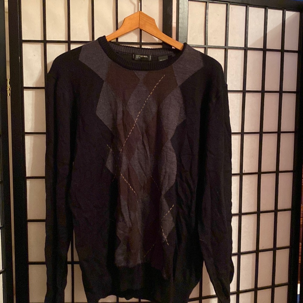 Men’s Cotton merino wool blend sweater Size XXL